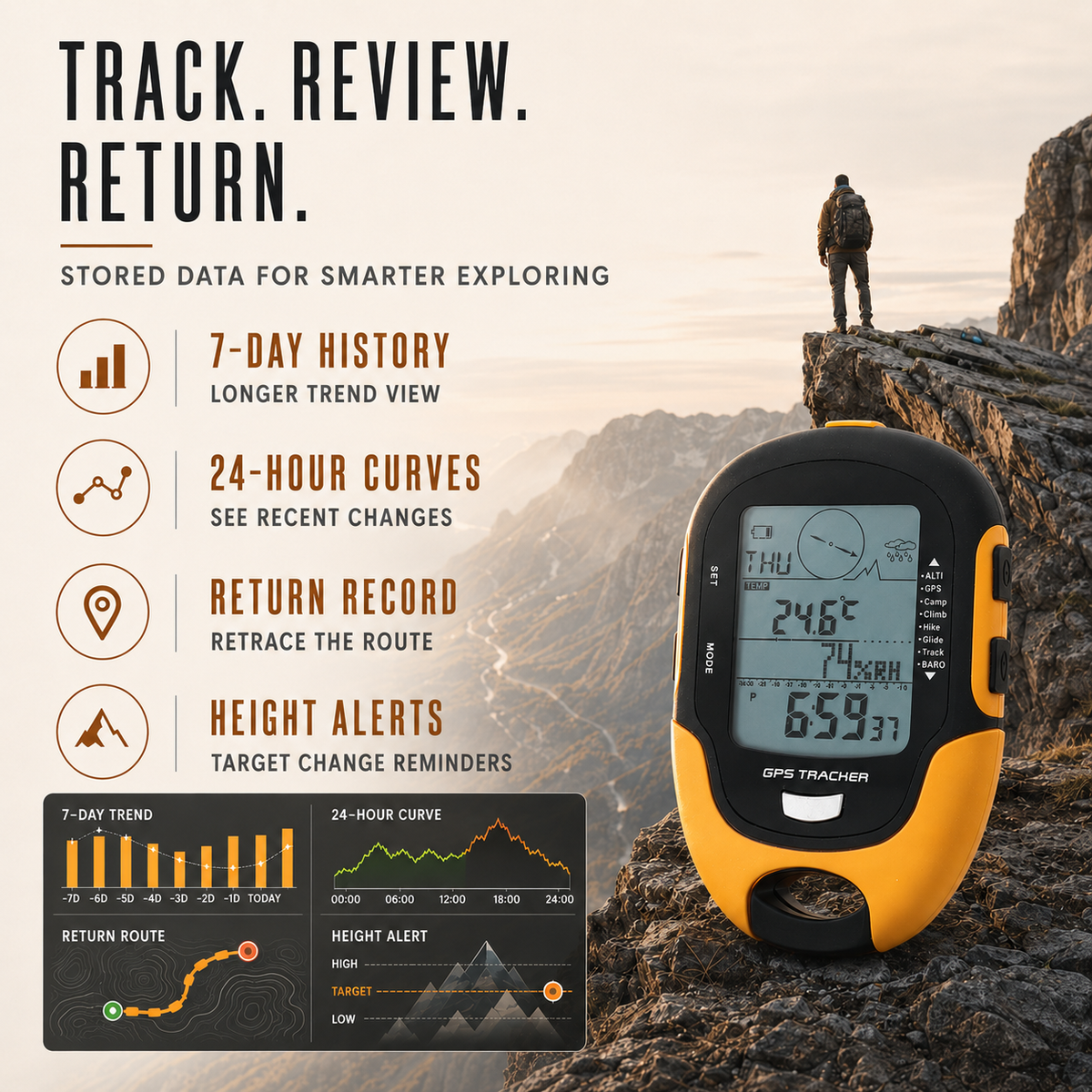 Thrives Outdoor | Navitrax Portable Handheld GPS Tracker