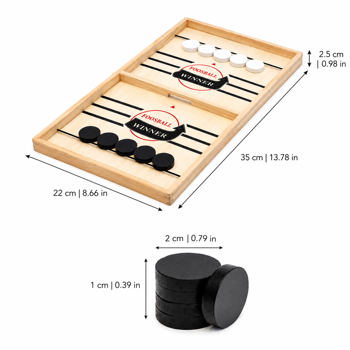 Elastic Sling Puck Game for Quick Reflexes & Indoor Play