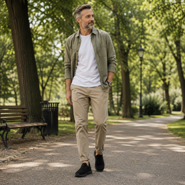 Men's Extra Lightweight Shoes with Non-Slip Sole