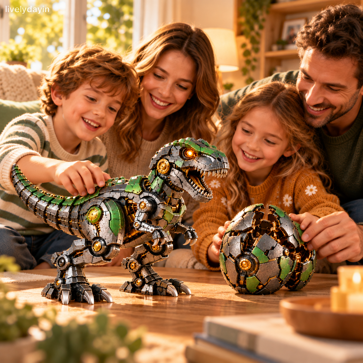 Mechanical T-Rex Egg - From Mysterious Egg to Mighty Robotic Dinosaur