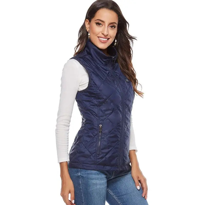 Women's Heated Vest | USB Heated Vest with Infrared Technology | Heat-Regulating & Lightweight | Ideal for Autumn & Winter