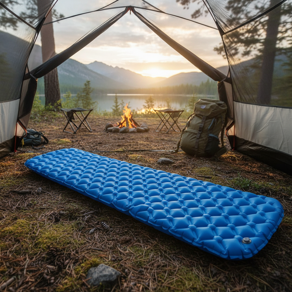 Inflatable Camping Mattress | Portable Air Bed for Travel