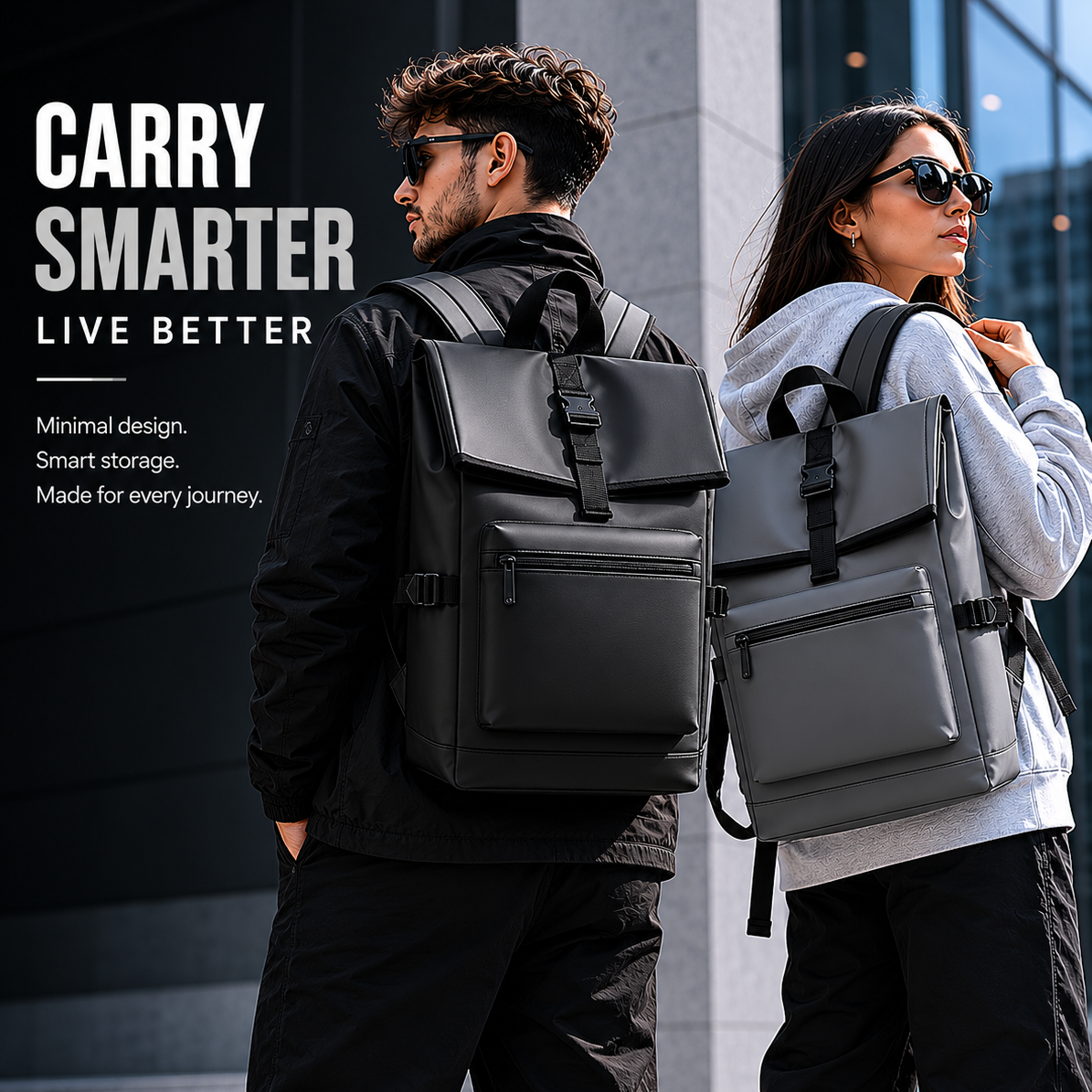 Thrives Outdoor | Large Capacity Commuter Backpack