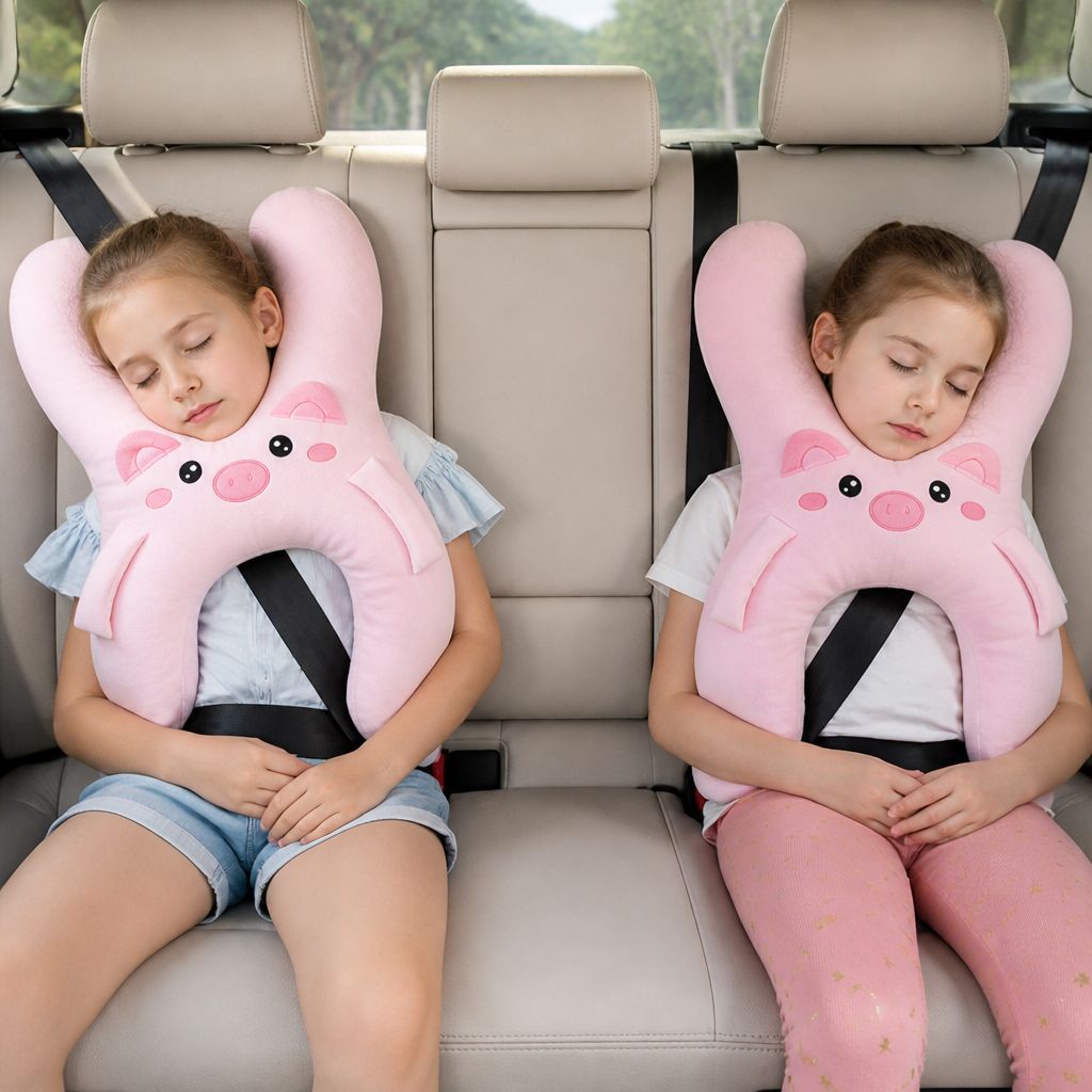 Children's Travel Pillow for Sleeping and Head Support