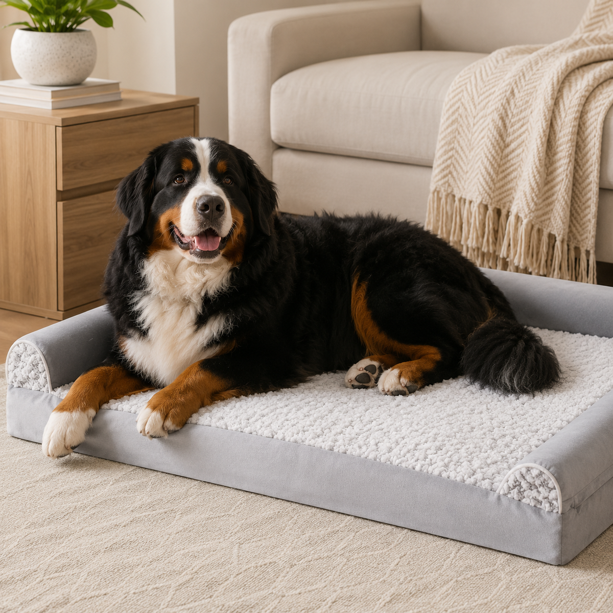Thrives Outdoor | Slumberpaw Extra Large Orthopedic Dog Bed