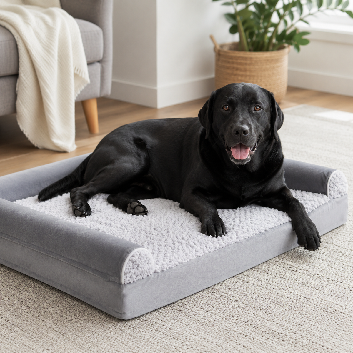 Thrives Outdoor | Slumberpaw Extra Large Orthopedic Dog Bed