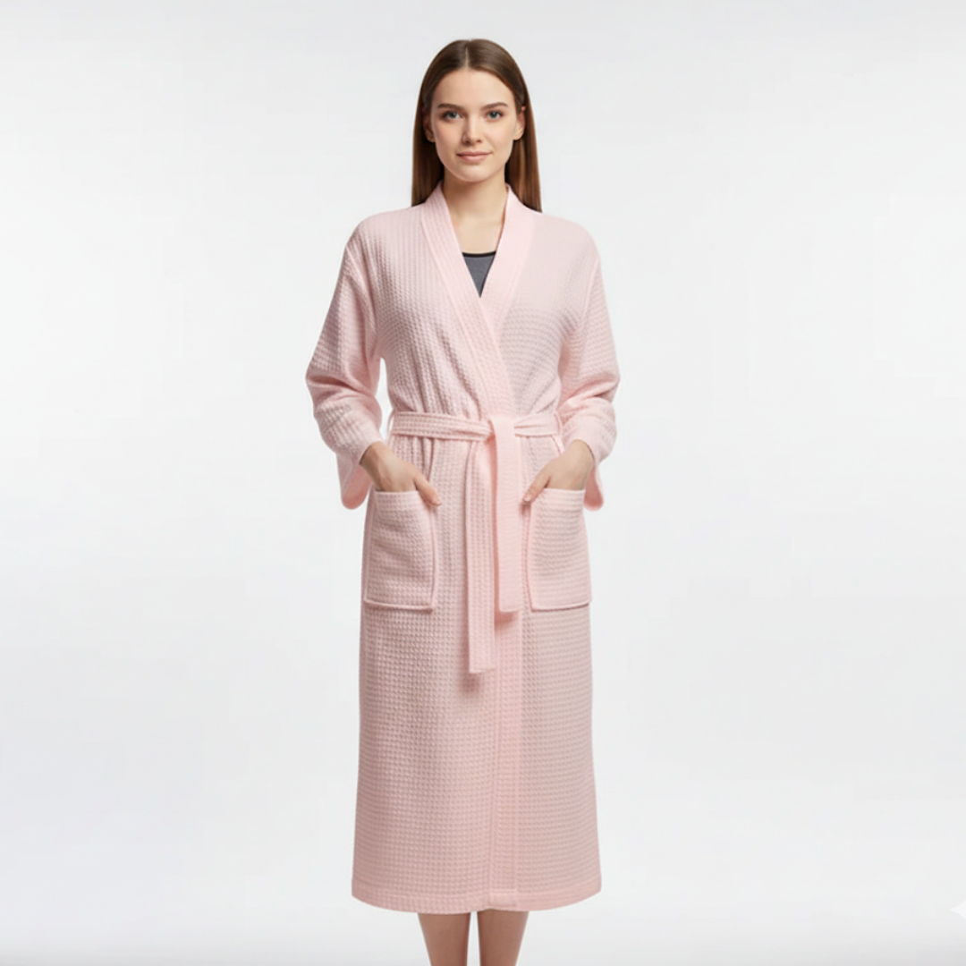 Thrives Outdoor | Nestiva Knee Length Waffle Robe