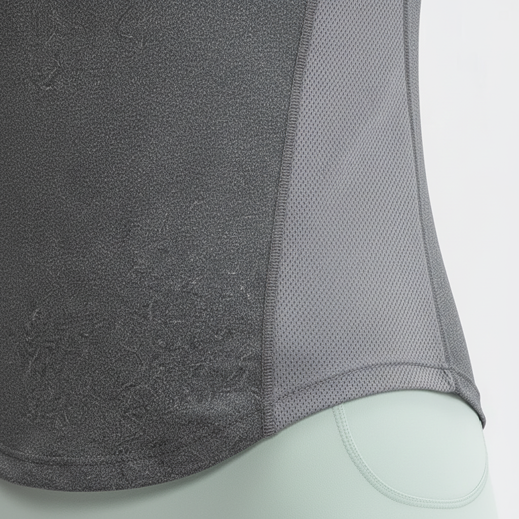 Short sleeve breathable athletic top with ventilation zones