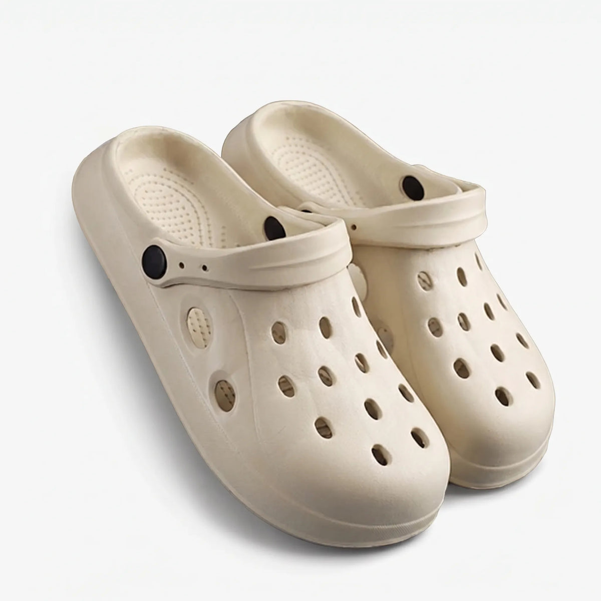 Garden clogs slip-on breathable wide toe box non-slip sole