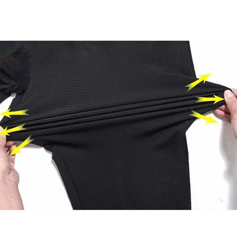 Quick-dry breathable jogging pants with ankle taper and adjustable waistband