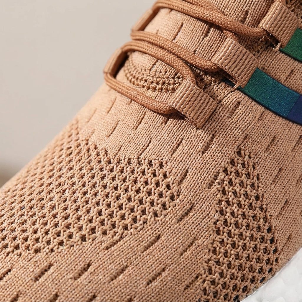 Lightweight breathable sneakers with responsive cushioning and secure lace-up fit