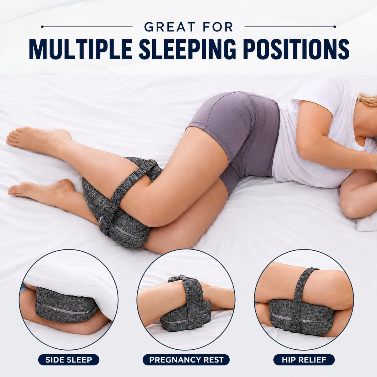 Thrives Outdoor | Alignique Contoured Side Sleeper Pillow