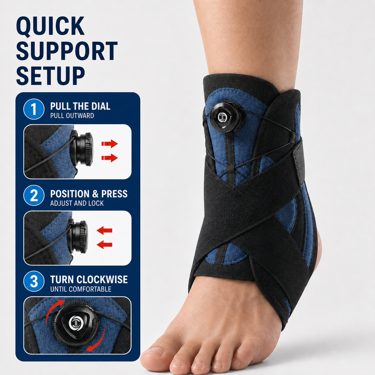 Thrives Outdoor | Ankoraid Adjustable Pressurised Ankle Support