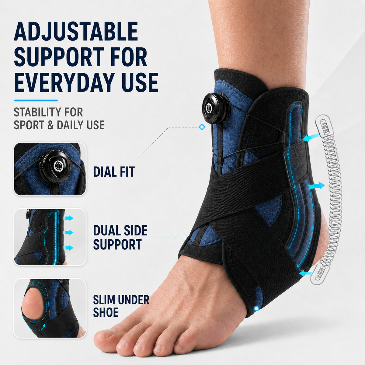 Thrives Outdoor | Ankoraid Adjustable Pressurised Ankle Support