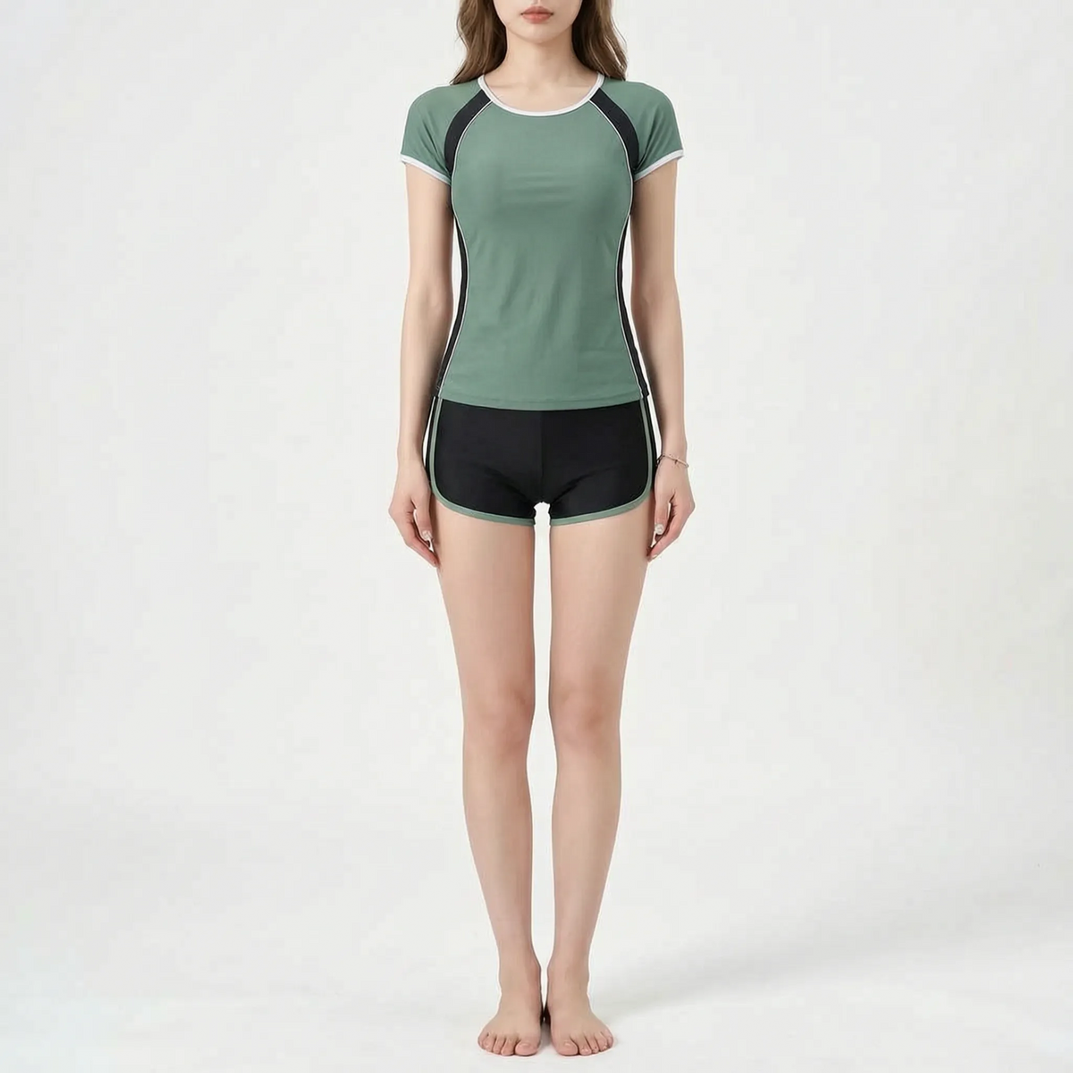 Nordspur | AquaGlide Two-Piece Women's Rash Guard Set