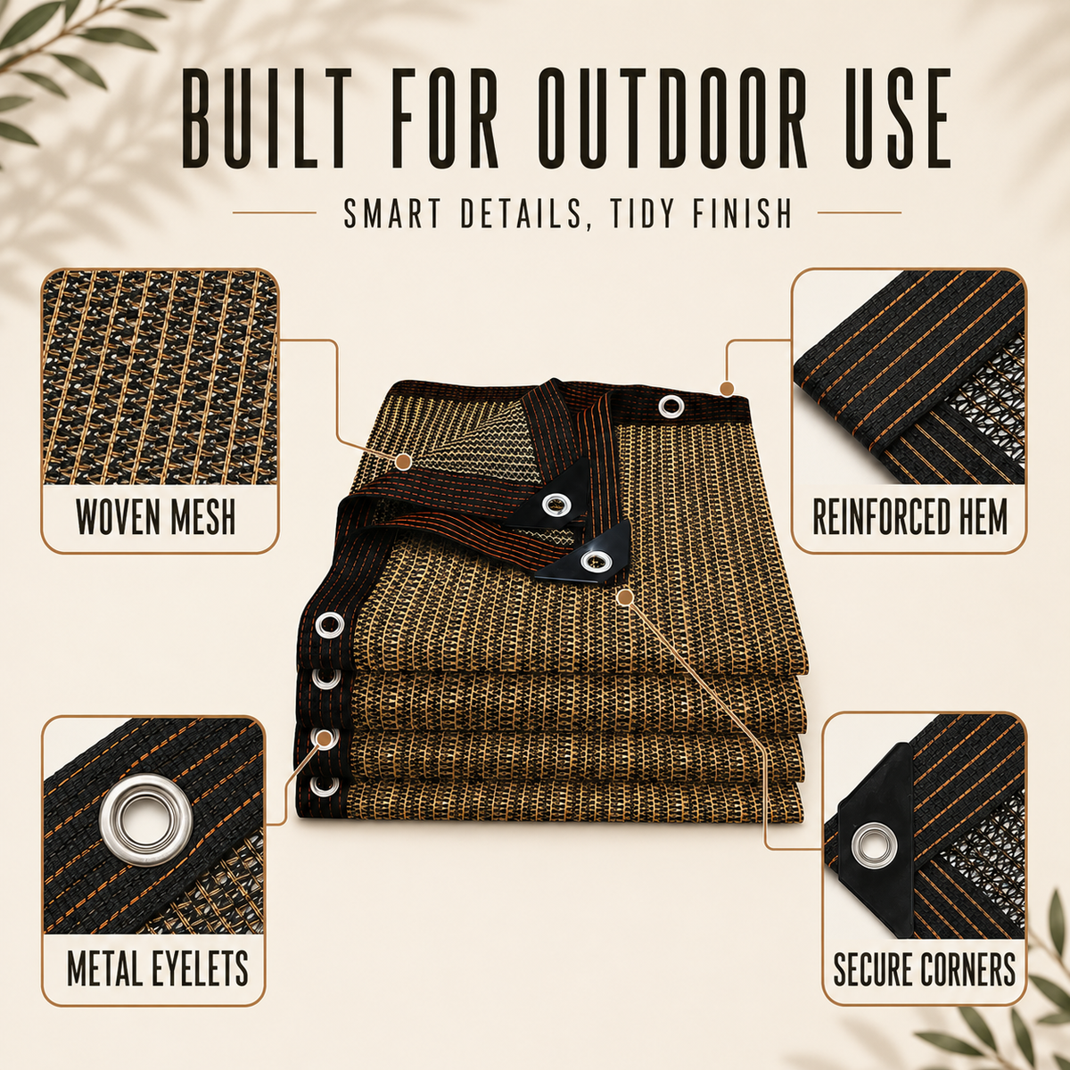 Thrives Outdoor | Aurevo Stretchable Side Shade Panel