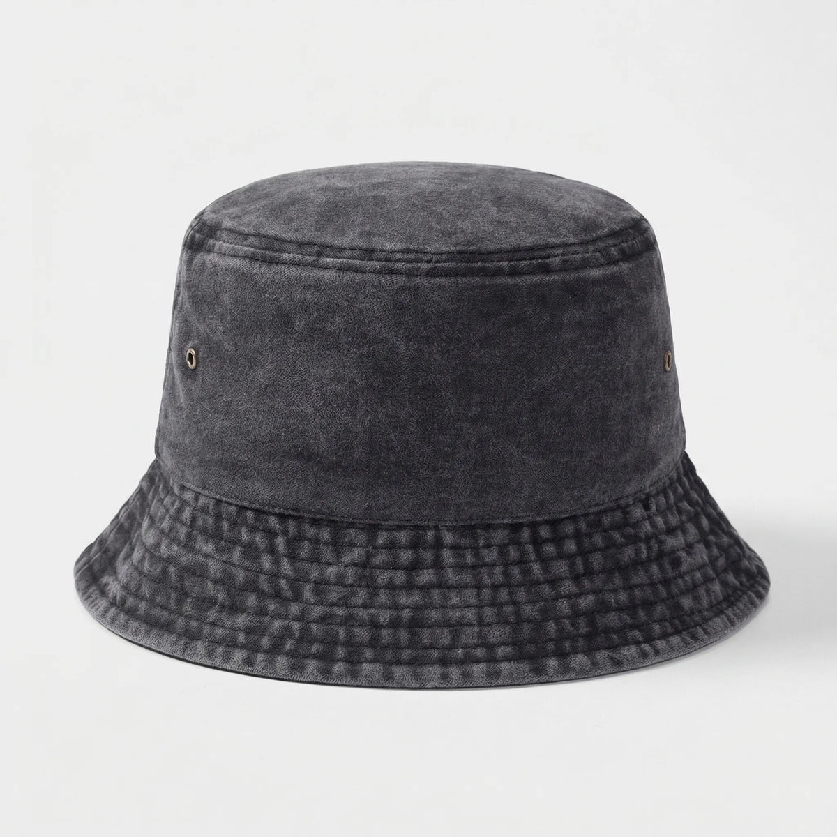 Unisex bucket hat with wide brim for sun protection and outdoor wear