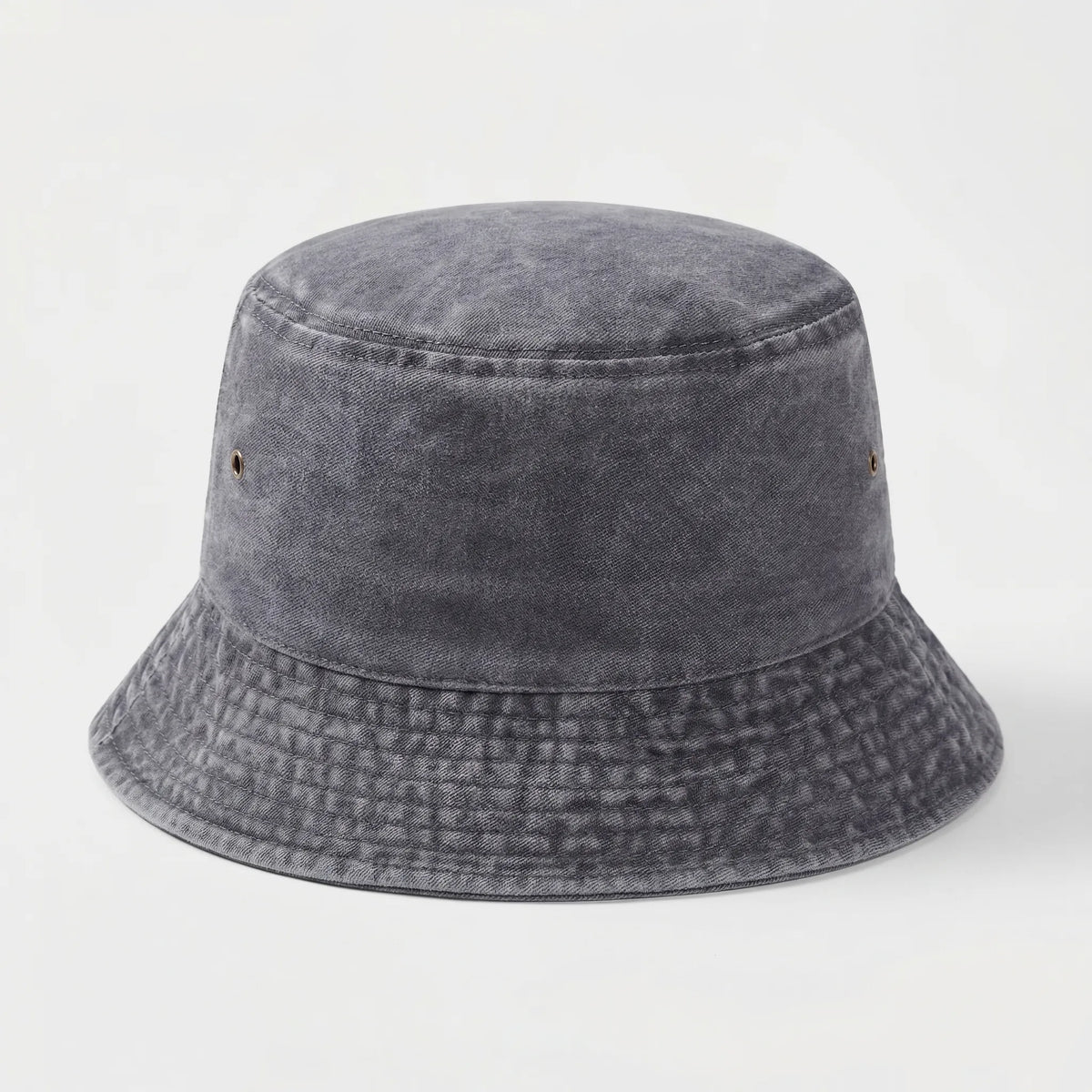 Unisex bucket hat with wide brim for sun protection and outdoor wear
