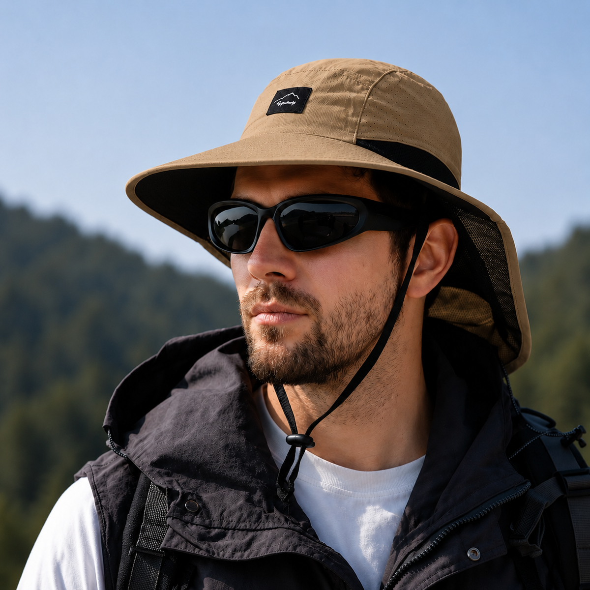 Thrives Outdoor | Brimwick Wide-Brim Hat with Neck Protection