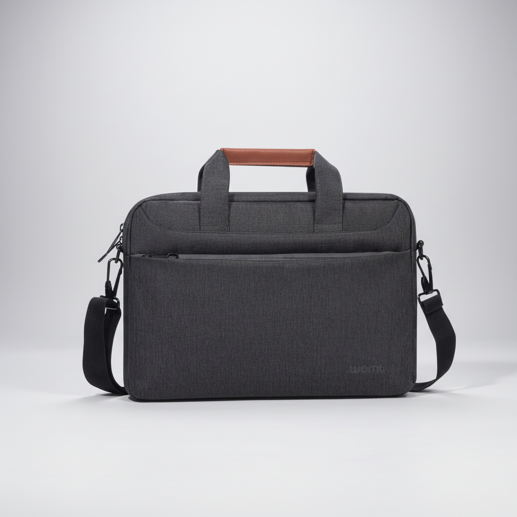 Professional laptop messenger bag with padded protection