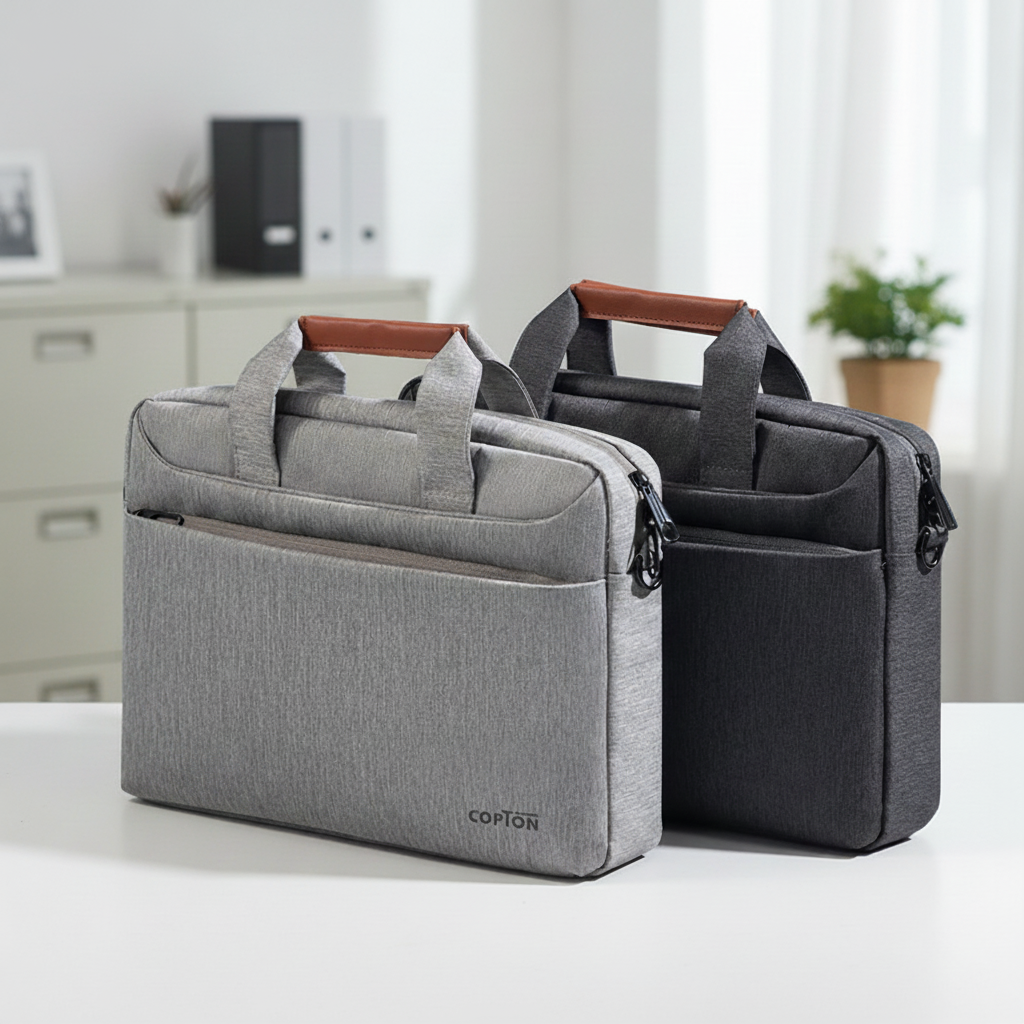 Professional laptop messenger bag with padded protection