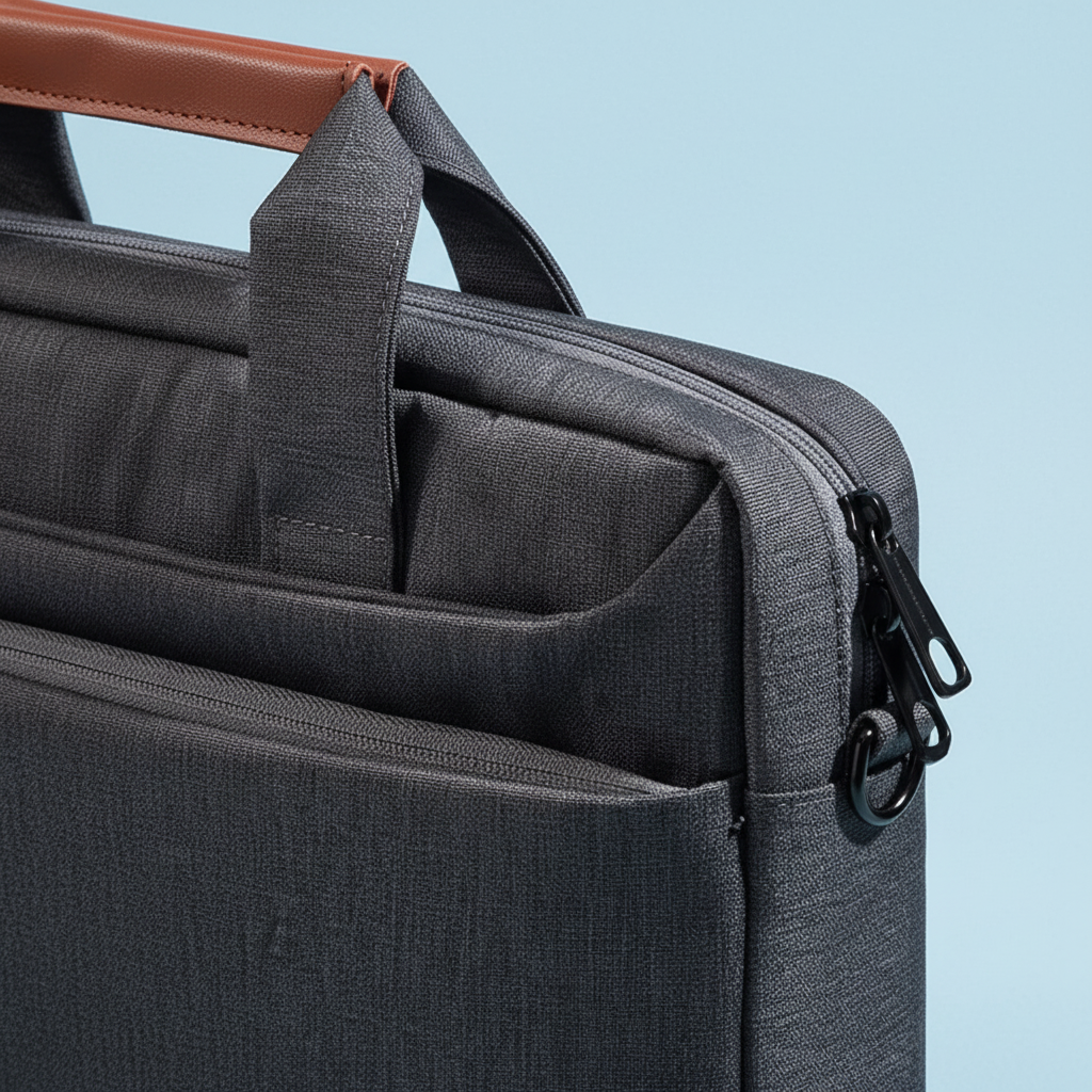 Professional laptop messenger bag with padded protection