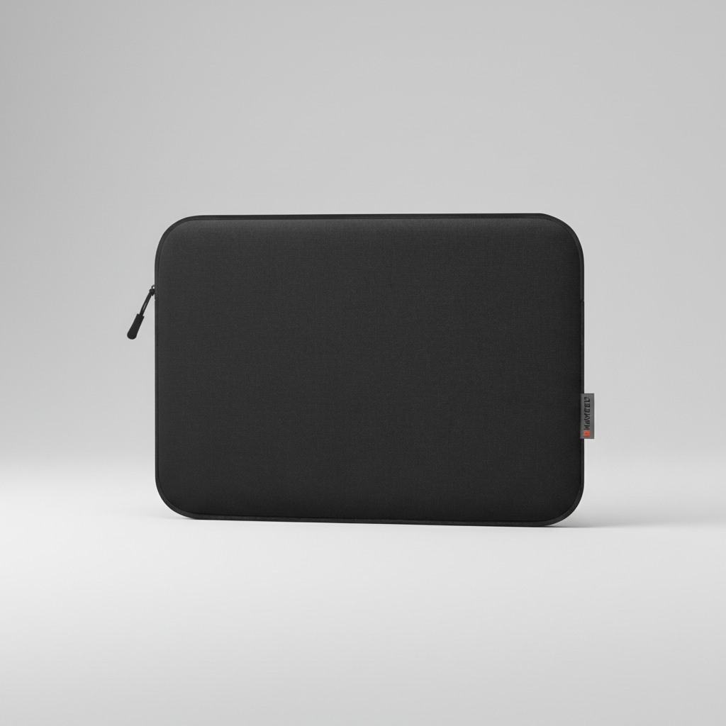 Business slim laptop sleeve nylon water-resistant protection