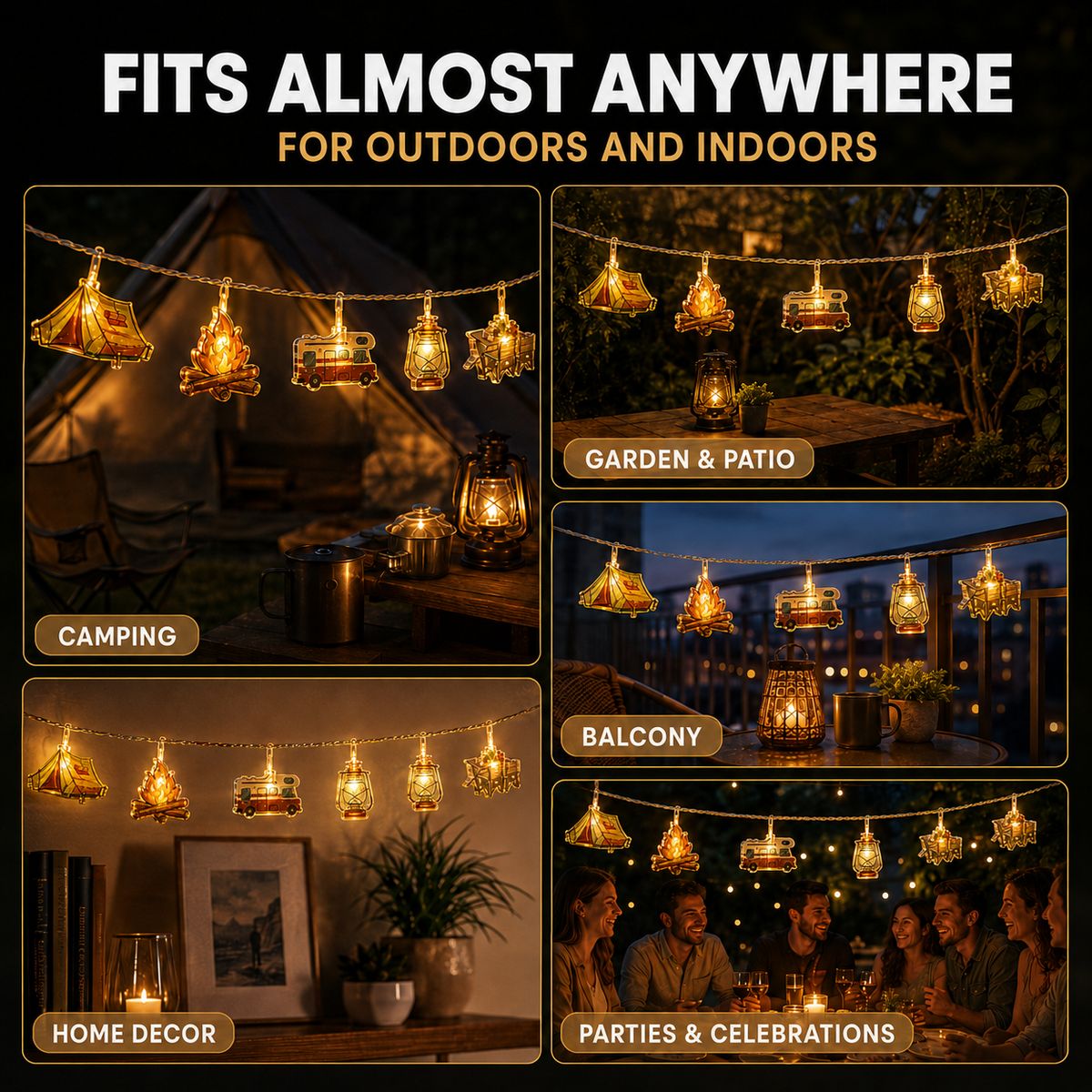 Thrives Outdoor | CampGlow String Lights