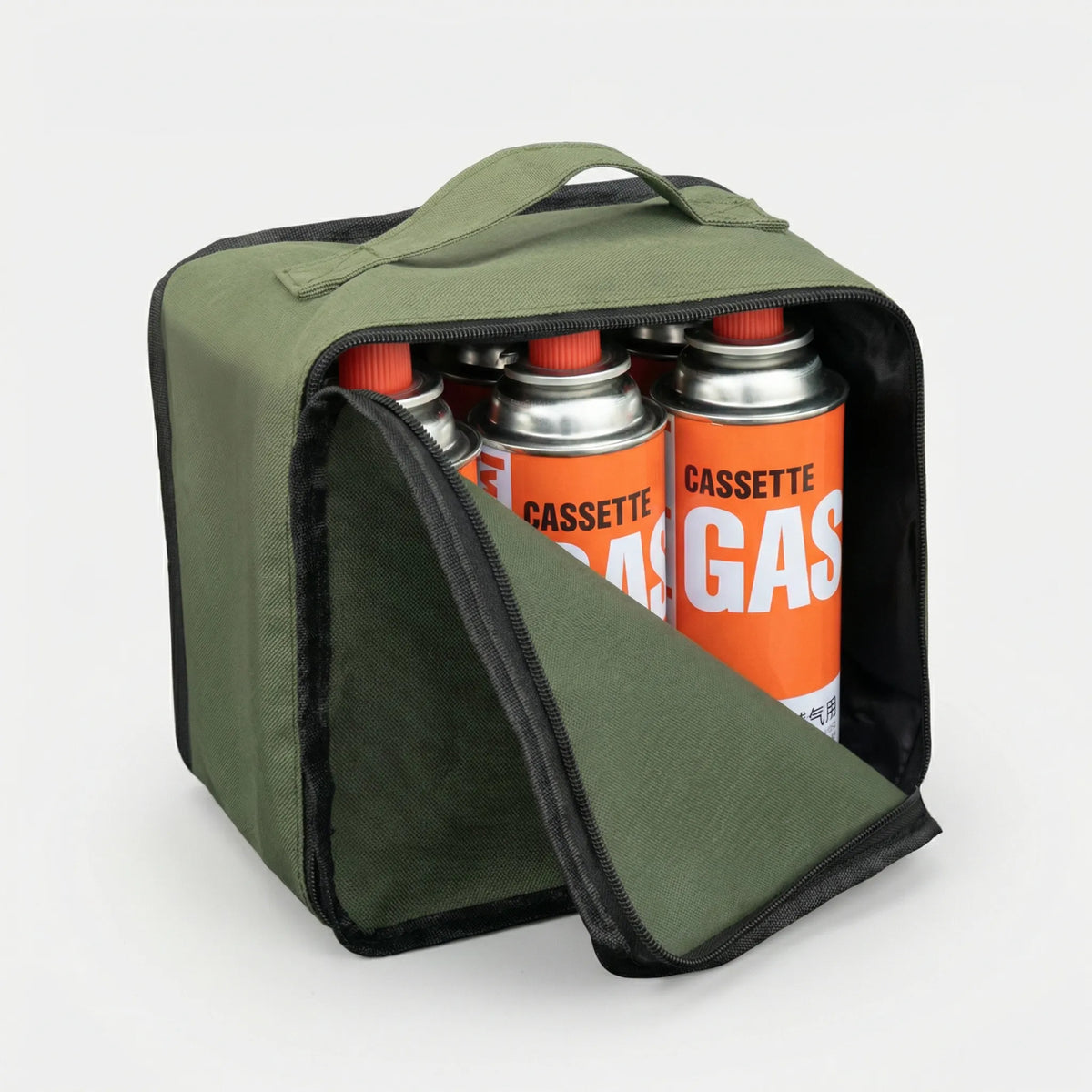 Portable canister storage bag with breathable lining and weather resistance
