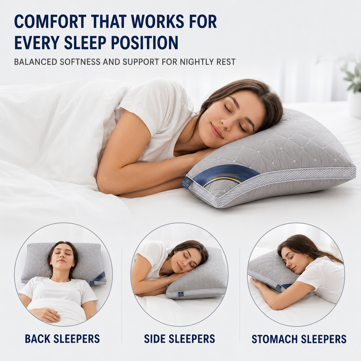 Thrives Outdoor | CerviRest High Resilience Cervical Pillow