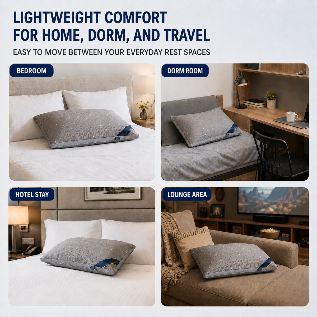 Thrives Outdoor | CerviRest High Resilience Cervical Pillow