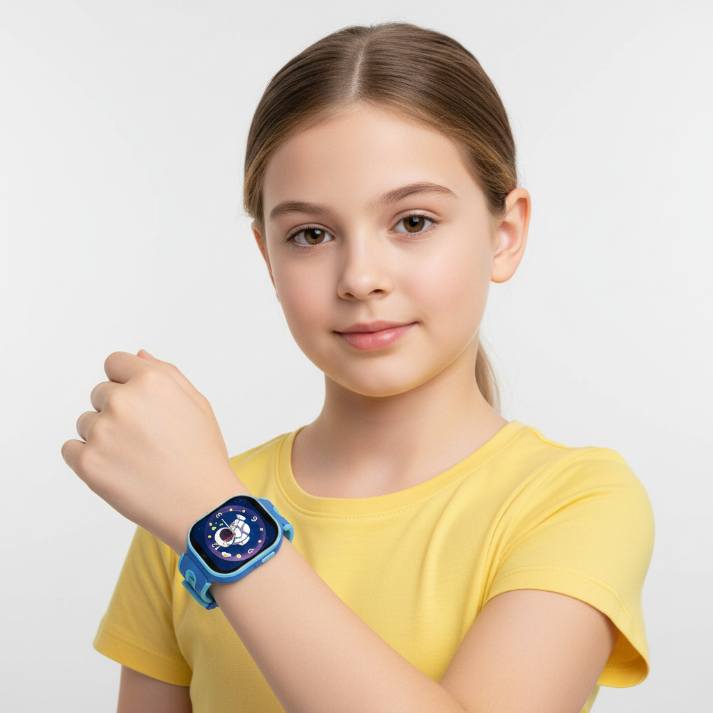 Kids touchscreen smartwatch with camera and games
