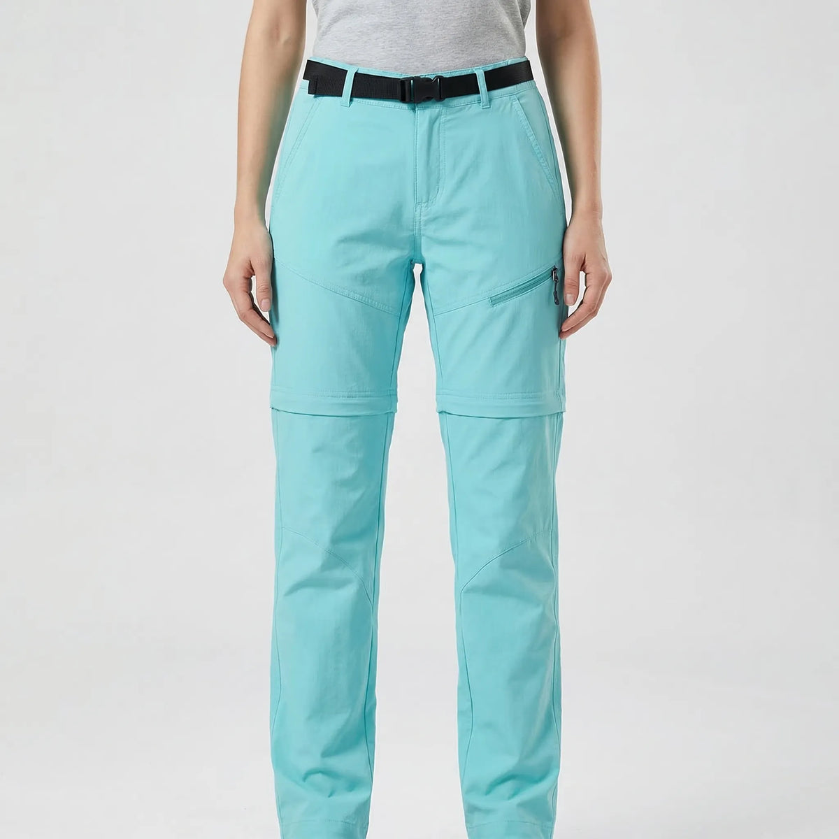 Women's zip-off outdoor trousers quick-dry breathable fabric