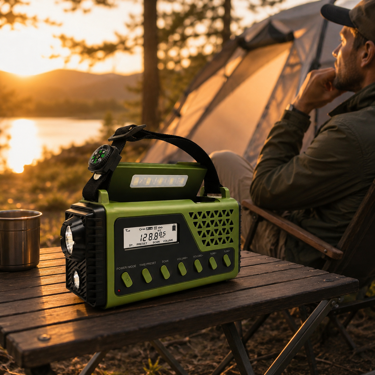 Thrives Outdoor | Crankonix Hand Crank Emergency Radio