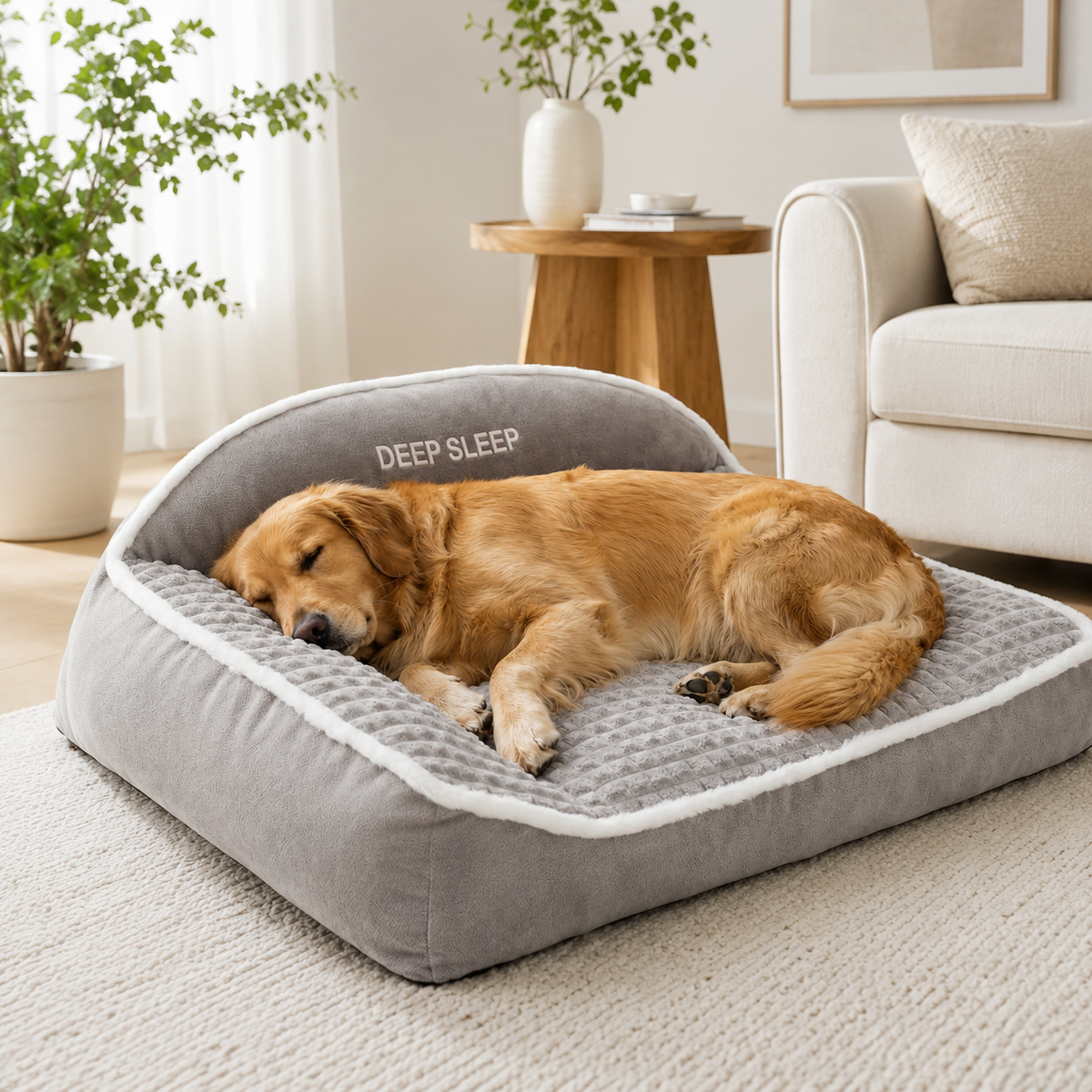Thrives Outdoor | Dozewick Orthopedic Sofa Dog Bed for Large Dogs