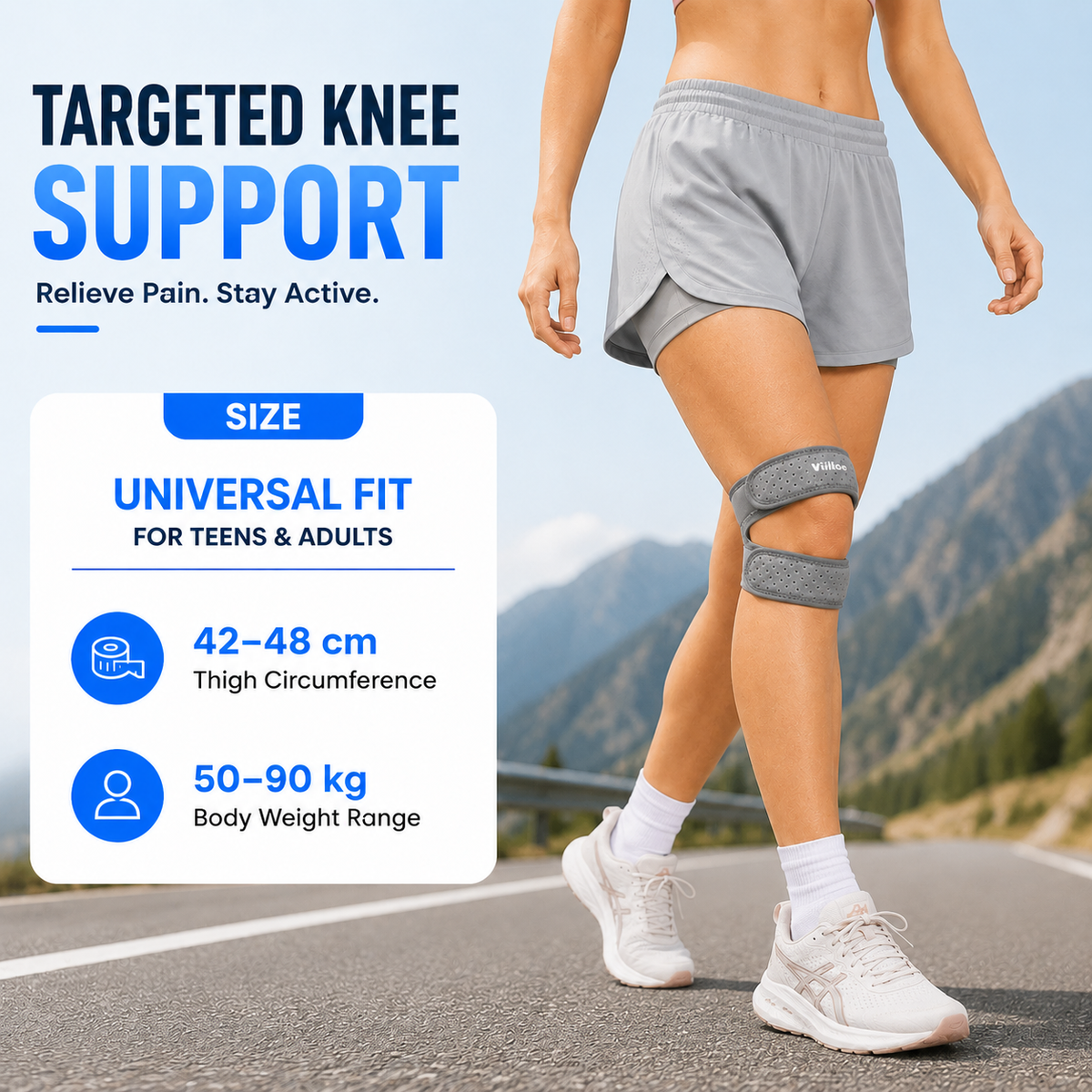 Thrives Outdoor | KnevoPro Adjustable Patellar Support Strap