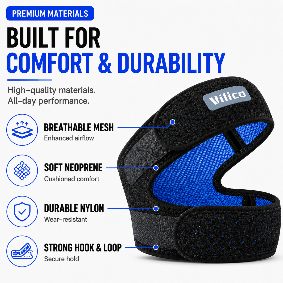 Thrives Outdoor | KnevoPro Adjustable Patellar Support Strap