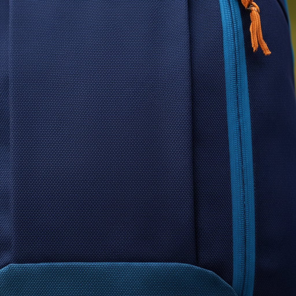 Lightweight day backpack with Oxford fabric and slim ergonomic design