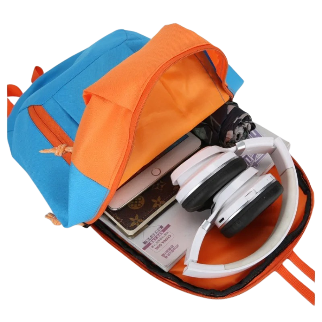 Lightweight day backpack with Oxford fabric and slim ergonomic design