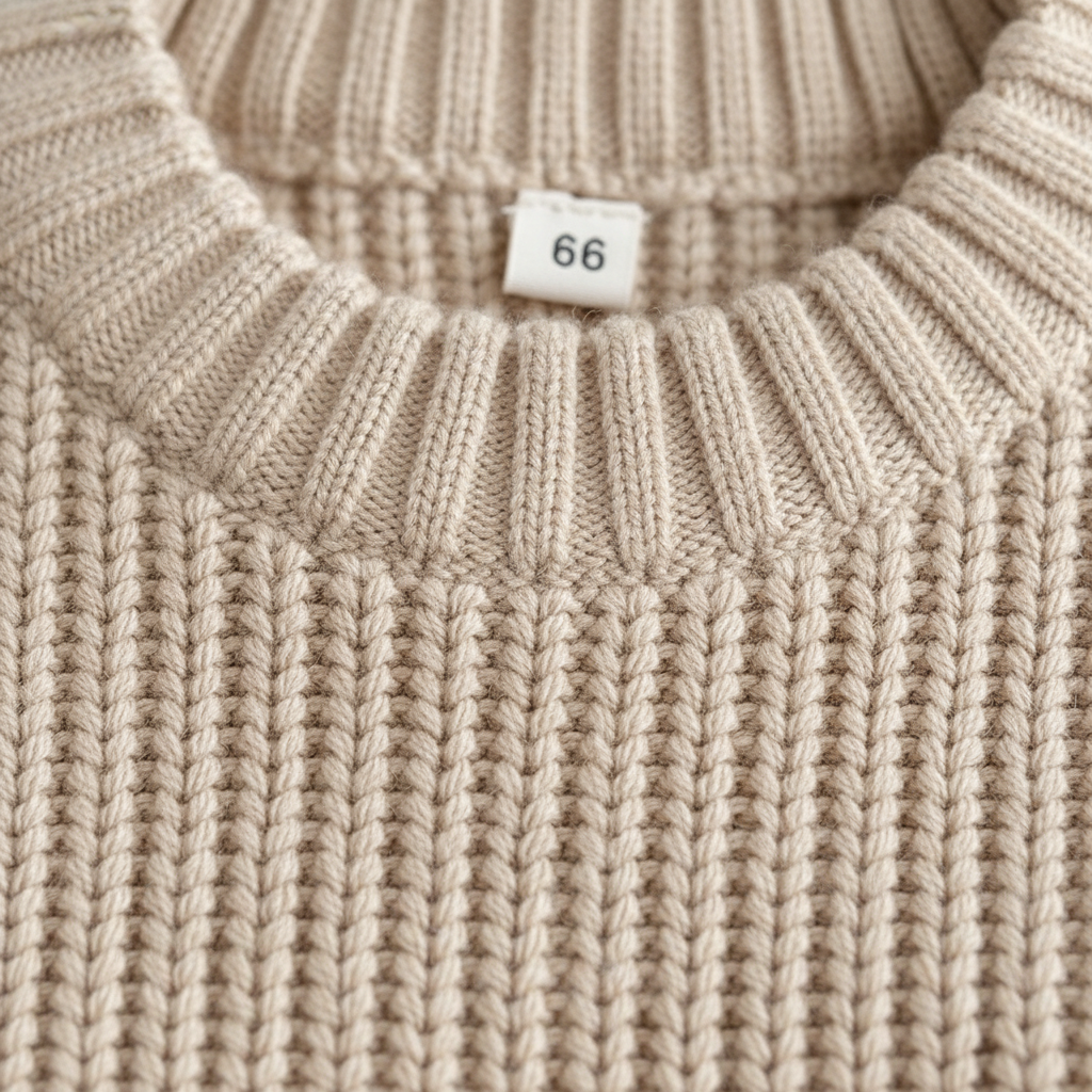 Long sleeve knitted pullover for babies and toddlers