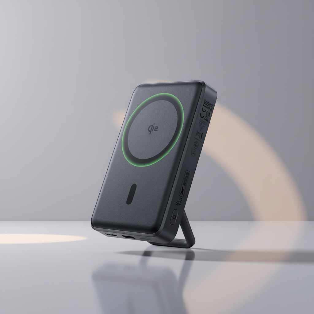Norlink power bank magnetic foldable stand fast charging 10000mAh