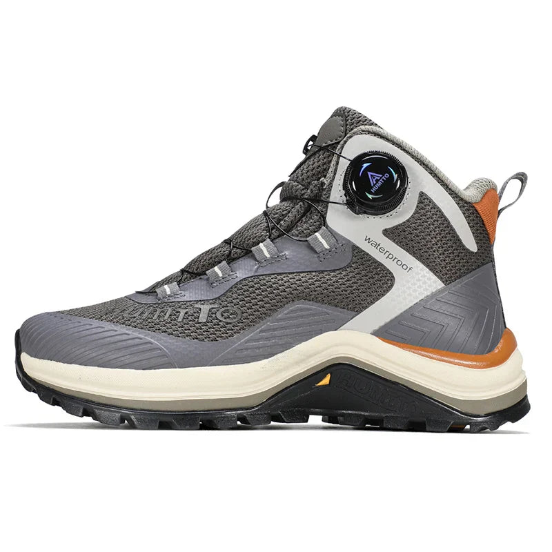 Kids mid-ankle hiking boots non-slip rubber sole ankle support