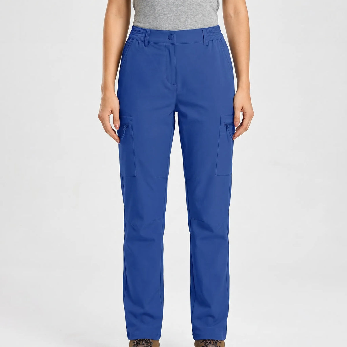 Women's lightweight hiking trousers with cargo pockets, quick-drying and water-repellent