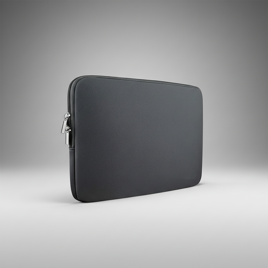 Padded laptop sleeve with soft lining protection
