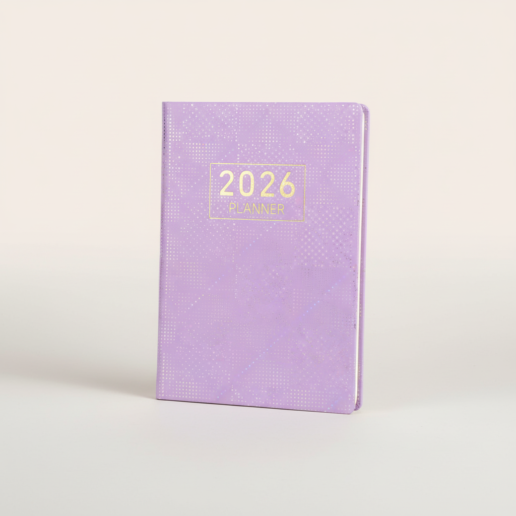 Compact pocket weekly planner with dated pages and mini calendars