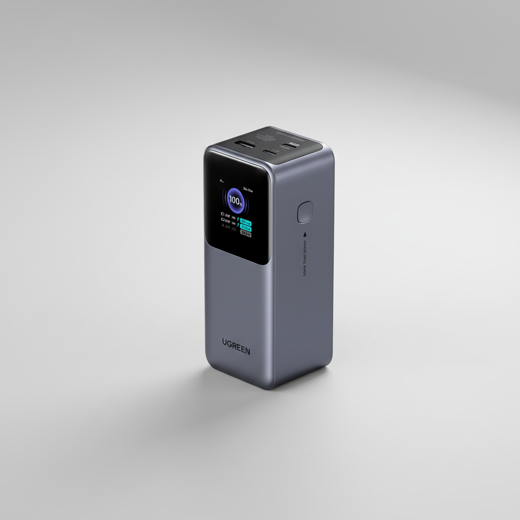 Portable power bank 25000mAh 200W fast charging USB-C dual port