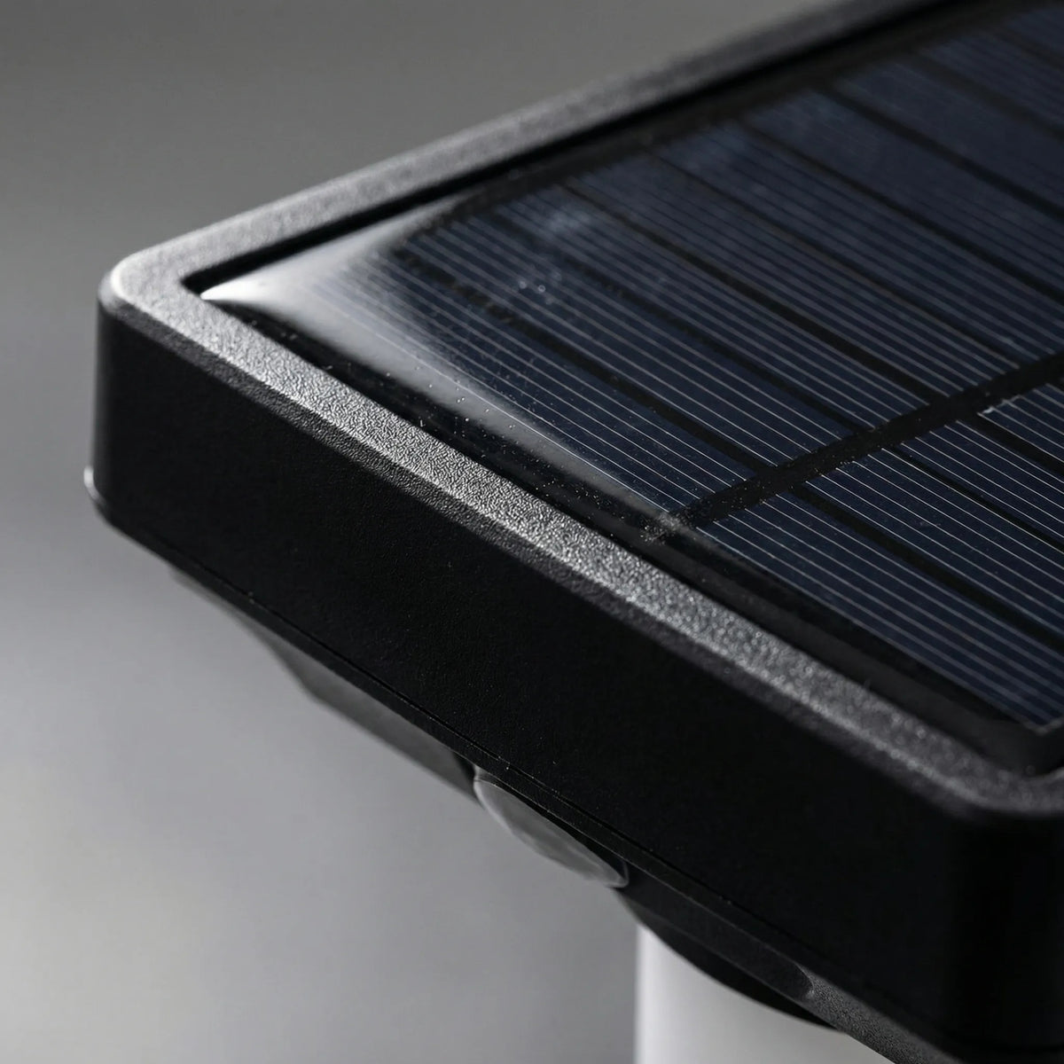Solar outdoor wall lamp with motion sensor and waterproof construction