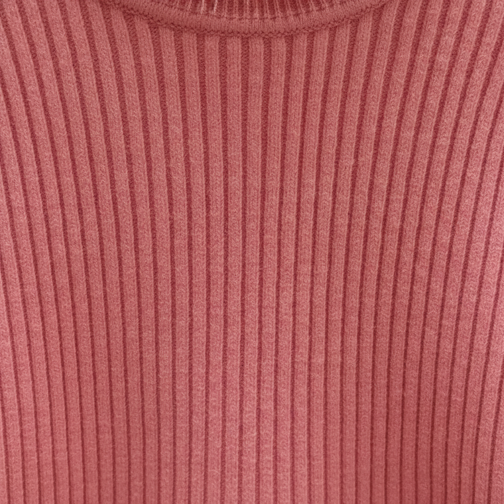 Ribbed knit kids pullover with roll neck, soft cotton blend for toddlers