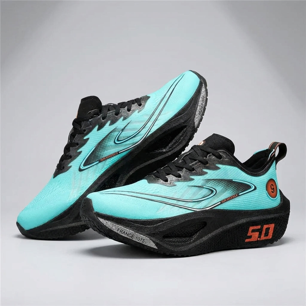 Lightweight running shoes with air cushion and breathable mesh upper