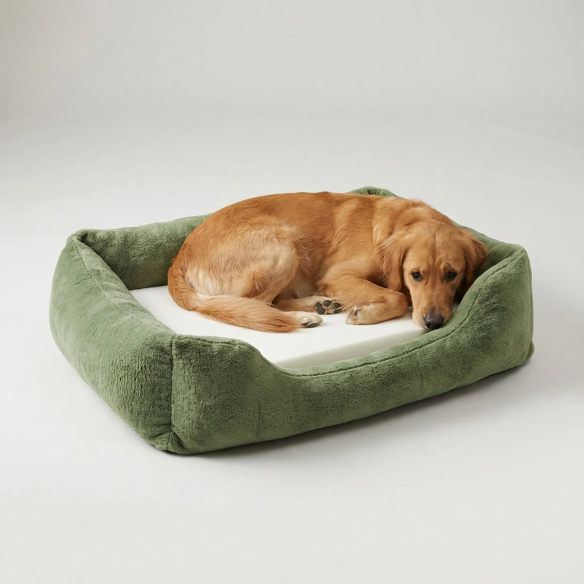 Orthopaedic pet bed for dogs and cats with removable washable cover